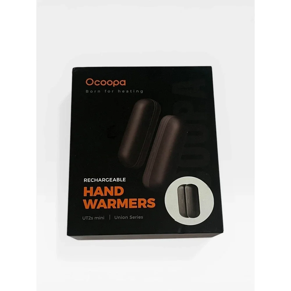 Ocoopa UT2 Mini Rechargeable Hand Warmers Magnetic Black Union Series UT3055 Set